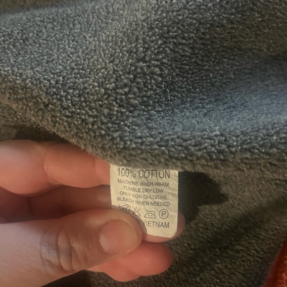 Maria Elena Orange Fleece Lined Hooded Toddler Coat - Picture 3 of 7